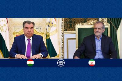 گفت‌وگوی تلفنی رؤسای جمهور ایران و تاجیکستان به‌مناسبت عید قربان