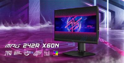 مانیتور 600 هرتزی ام‌اس‌آی MPG 242R X60N مخصوص بازی‌های eSport معرفی شد