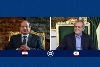 گفت‌وگوی تلفنی روسای جمهور ایران و مصر