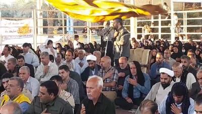 دعای عرفه در مرز خسروی دروازه کربلا طنین‌انداز شد