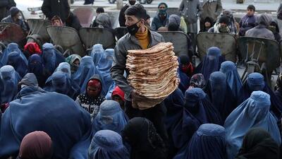 افغانستان کانون بحران گرسنگی است