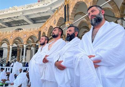 تصاویری از مناسک حج تمتع (رمی جمرات) در مکه مکرمه (ویدئو)