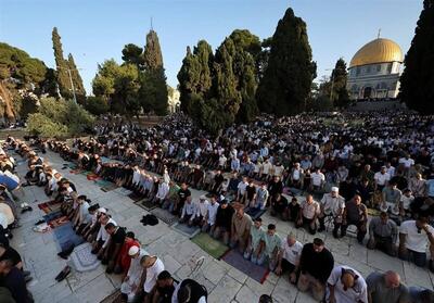 حضور ۸۰ هزار نفر در نماز عید قربان در مسجد الاقصی