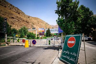 اعمال محدودیت ترافیکی در جاده چالوس و آزادراه تهران-شمال