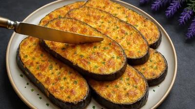 بادمجان سوخاری بدون نیاز به روغن / دیگه بادمجان را ساده سرخ نکنید