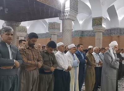 برپایی نماز عید سعید قربان در مسجد جامع سنندج