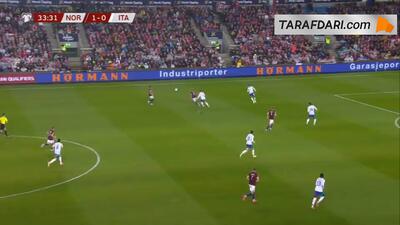 گل انفرادی تماشایی آنتونیو نوسا به ایتالیا (نروژ 2-0 ایتالیا) - پارس فوتبال