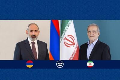 تأکید رئیس‌جمهور ایران و نخست‌وزیر ارمنستان بر تعمیق روابط دوجانبه