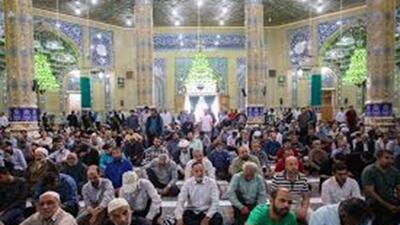 نماز عید سعید قربان در مسجد مقدس جمکران اقامه شد + فیلم