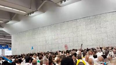 امروز زائران ایرانی در سرزمین وحی حاجی شدند + فیلم