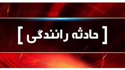 سرعت غیر مجاز باز هم منجر به حادثه شد