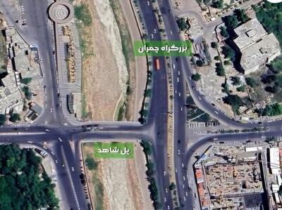 آغاز تخریب و بازسازی پل ۵۰ ساله «شاهد» شیراز