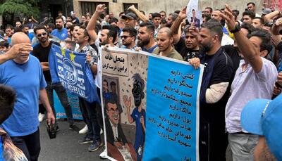 جنجال در تجمع هواداران شاکی استقلال؛ پلیس وارد عمل شد