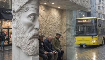 طرح جالب ترین ایستگاه اتوبوس ایران در شیراز (عکس)