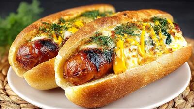 طرز تهیه هات داگ پنیری خوشمزه در هواپز