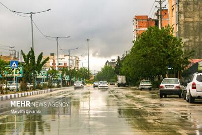تشدید فعالیت سامانه بارشی در خراسان شمالی