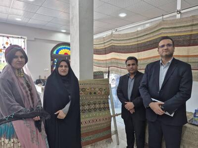 باززنده‌سازی گلیم قشقایی عربی در بوشهر