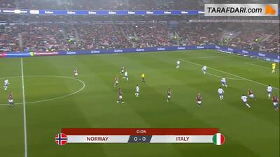خلاصه بازی نروژ 3-0 ایتالیا (مقدماتی جام جهانی 2026) - پارس فوتبال