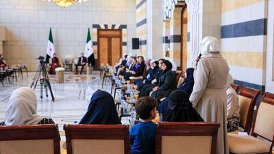 عکس پربازدید از جولانی و همسرش در یک مراسم