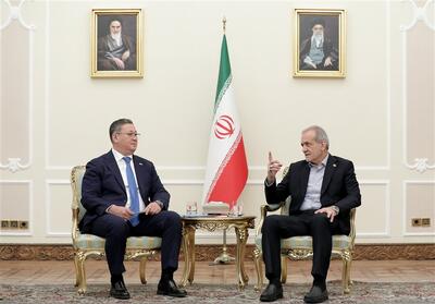 پزشکیان: آماده‌ایم روابط با قزاقستان را همه‌جانبه ارتقا دهیم - تسنیم