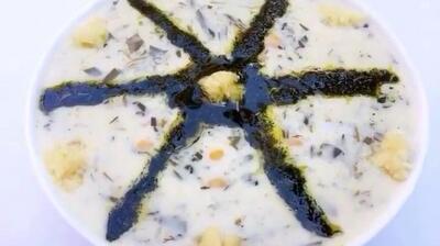 طرز تهیه آش دوغ اصیل اردبیل+ فیلم