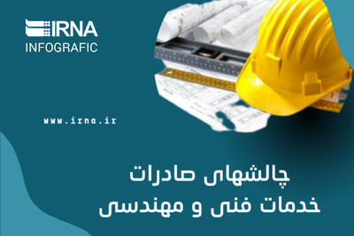 اینفوگرافیک| چالش‌های صادرات خدمات فنی و مهندسی
