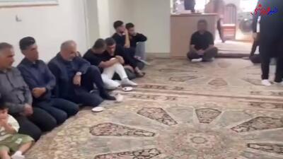فیلم حضور درویش و کنعانی زادگان در مراسم ختم الهه حسین نژاد