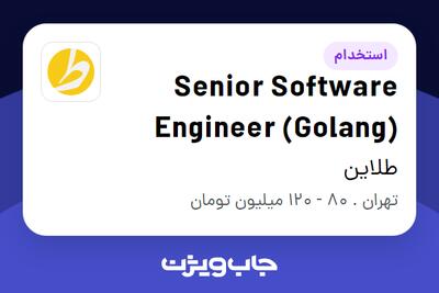 استخدام Senior Software Engineer (Golang) در طلاین