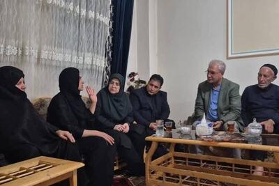 دیدار سخنگوی دولت و دستیار رئیس‌جمهور با خانواده مرحومه الهه حسین‌نژاد + فیلم