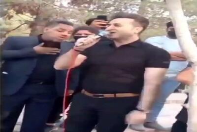 آواز داغدار؛ پسره سر خاک دوستش از دلتنگی براش خوند همه ی رفقا با هم خون گریه میکنن