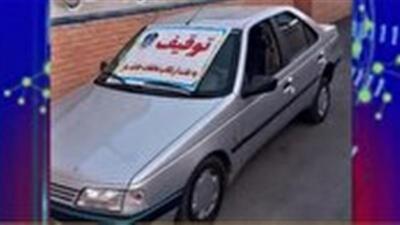 توقیف خودرو با خلافی  بیش از ۸۰ میلیون ریال