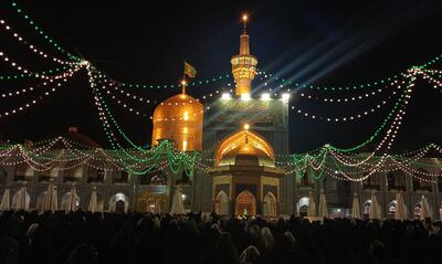 عکس‌هایی از حرم مطهر رضوی