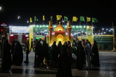 برپایی نمایشگاه عید غدیر خم در حرم بانوی کرامت+ تصاویر