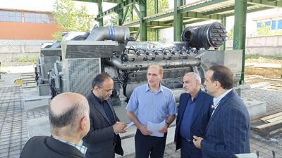 یک کارخانه گیلانی با نیروگاه گازی کسری برق خود را جبران کرد