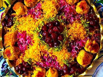 طرز تهیه آلبالو پلو مجلسی خوشمزه + فیلم - سبک ایده آل