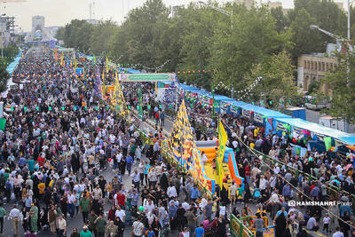 برپایی دهکده اقوام ایرانی در میهمانی ۱۰ کیلومتری غدیر