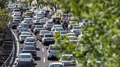 ترافیک پرحجم و سنگین در معابر و بزرگراه‌های پایتخت