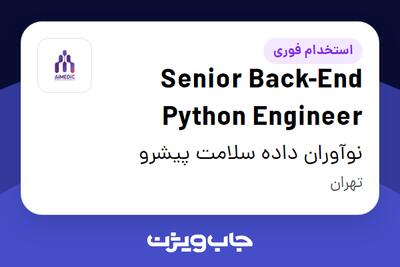 استخدام Senior Back-End Python Engineer در نوآوران داده سلامت پیشرو