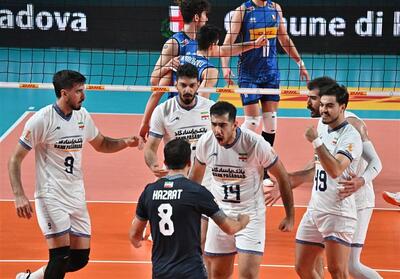 بازیکنان منتخب پیاتزا برای جدال با تیم ملی والیبال برزیل - پارس فوتبال