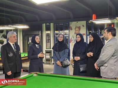 بازدید میرزایی راد از مسابقات رنکینگ اسنوکر دختران کشور در مشهد