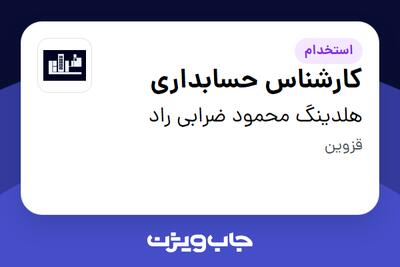 استخدام کارشناس حسابداری در هلدینگ محمود ضرابی راد