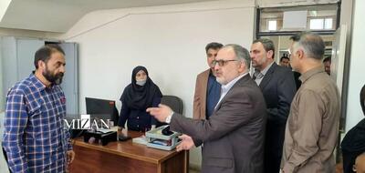 رئیس کل دادگستری استان کرمانشاه از دادگستری شهرستان قصرشیرین بازدید کرد