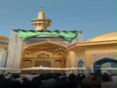 حال و هوای حرم‌ مطهر امام رضا علیه‌السلام در آستانه عید سعید غدیر