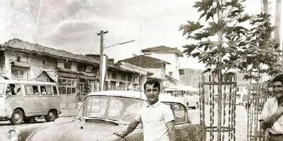 خیابانی در لاهیجان در دهه چهل (عکس)