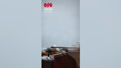 لحظه سقوط هواپیمای مسافربری هند/فیلم