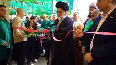 افتتاح چایخانه آستان مقدس امامزاده ابوالحسن(ع) شهرری در آستانه غدیر + فیلم