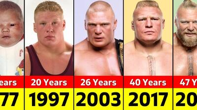 تغییر چهره براک لزنر، اسطوره WWE از کودکی تا ۴۷ سالگی - پارس فوتبال