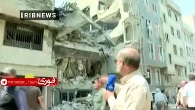 ببینید| لحظه کشف پیکر دو شهید از ساختمان ستارخان
