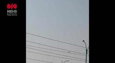 تصاویری از پرواز جنگنده‌ها بر فراز یزد