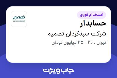 استخدام حسابدار در شرکت سبدگردان تصمیم
